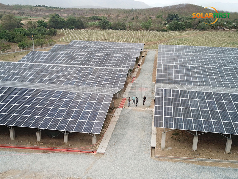 越南15兆瓦峰值农业太阳能地面发电站