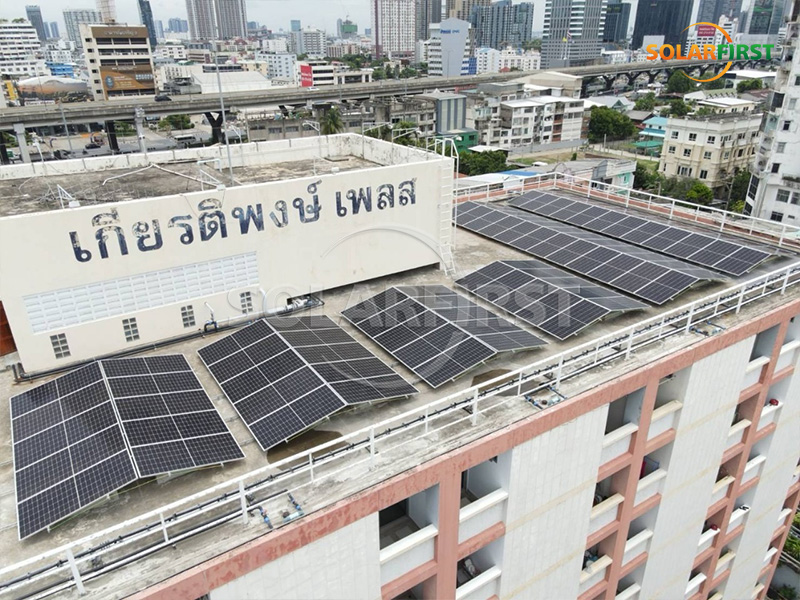 泰国113千瓦峰值功率太阳能混凝土屋顶发电站