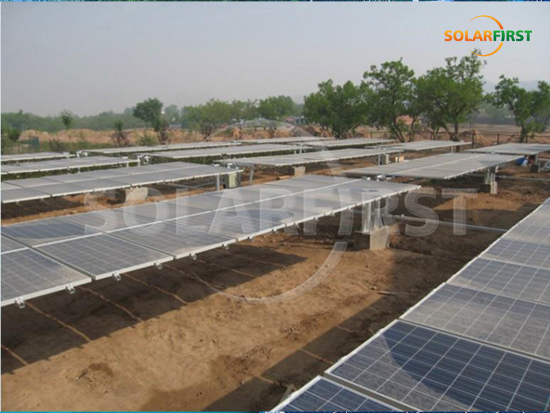 中国600KWp平面单轴跟踪解决方案