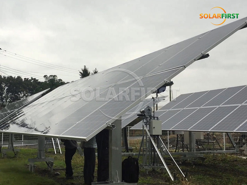 日本300KWp平面单轴跟踪解决方案