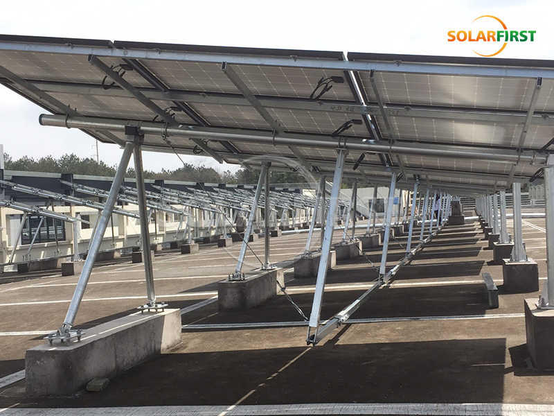 中国120KWp倾斜式单轴跟踪解决方案