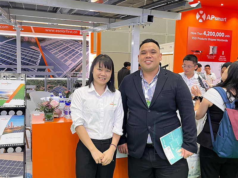 马来西亚能源部长参观了2024年IGEM和CETA展会上的Solar First项目