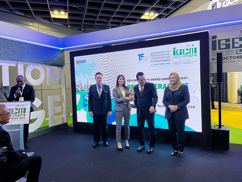 SOLAR FIRST 在 2024 年 IGEM 展会上荣获“最佳互动展位奖”。